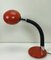 Black and Orange Elbow Table Lamp in the style of Targetti Sankey, Italy, 1970s 3