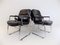 Leather Office Chairs from Grahlen, 1980s, Set of 4, Image 15