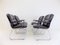 Leather Office Chairs from Grahlen, 1980s, Set of 4, Image 7