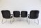 Leather Office Chairs from Grahlen, 1980s, Set of 4, Image 23