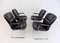 Leather Office Chairs from Grahlen, 1980s, Set of 4 9