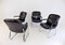 Leather Office Chairs from Grahlen, 1980s, Set of 4, Image 5