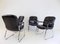 Leather Office Chairs from Grahlen, 1980s, Set of 4 2