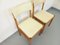 Wood and Skai Chairs from Baumann, 1970s, Set of 2 8