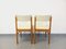 Wood and Skai Chairs from Baumann, 1970s, Set of 2 4