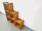 Pine Staircase Bookshelf in the style of Maison Regain, 1980s 10