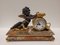 Reloj Napoleón III francés de mármol y Ormolú, Imagen 19