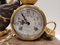 Französische Uhr Napoleon III aus Marmor und Ormolú 8