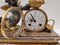 Französische Uhr Napoleon III aus Marmor und Ormolú 6