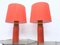 Ceramic Table Lamps by Uno & Östen Kristansson for Vittsjö, 1970s, Set of 2 1