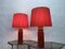 Ceramic Table Lamps by Uno & Östen Kristansson for Vittsjö, 1970s, Set of 2, Image 13