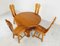 Brutalist Dining Table and Chairs attributed to de Puydt, 1960s, Set of 5, Image 2