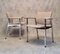 Armchairs in Strapontin and Chrome Metal by Fritz Hansen, 1970s, Set of 2 11