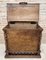 Early 20th Century French Hand-Carved Wooden Trunk, Image 10