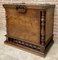 Early 20th Century French Hand-Carved Wooden Trunk 2