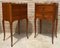 Tables de Chevet avec Pieds Cabriole, France, 1950s, Set de 2 2