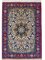 Isfahan Teppich aus Seide & Wolle, 1980er 1