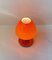 Orange Table Lamp in Glass from Hans-Agne Jakobsson AB Markaryd, 1960s, Image 4