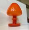 Orange Table Lamp in Glass from Hans-Agne Jakobsson AB Markaryd, 1960s 3