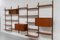 Danish Modern 5-Bay Modular Teak Wall Unit by Poul Cadovius for Cado, 1950s 2