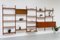 Modernes dänisches modulares 5-Bay Wandregal aus Teak von Poul Cadovius für Cado, 1950er 18