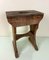 Dutch Pine Farmhouse Stool, 1950, Image 2