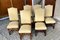High Backrest Chairs in Wood, Set of 6 1