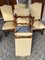 High Backrest Chairs in Wood, Set of 6 11