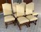 High Backrest Chairs in Wood, Set of 6 2