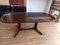 Vintage Danish Rosewood Dining Table with Double Extending Seats, Image 15