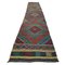 Traditional Turkish Kilim Runner Rug, 1930s, Image 1