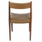 Khakifarbene Stühle aus Palisander, 1960er, 6er Set 5