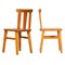 Pine Wood Chairs, Sweden, 1960s, Set of 4 1