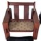 Cubist Armchairs in Teak and Black Leather by Esko Pajamies, Finland, 1960s, Set of 2, Image 4