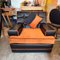 Mid-Century Modular Sofa Set with Curved Design and Vibrant Upholstery, 1950s 4