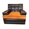 Modulares Mid-Century Sofa Set mit geschwungenem Design und lebendigem Bezug, 1950er 9