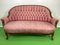 Baroque Style Pink Sofa, 1800s 1
