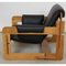 Rover Lounge Chair in Black Leather by Arne Jacobsen for Asko, 1960s 12