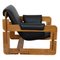 Rover Lounge Chair in Black Leather by Arne Jacobsen for Asko, 1960s 2