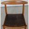 W1 Dining Chairs in Oak and Black Leather by Hans Wegner, 1960s, Set of 8, Image 11