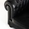 Chesterfield Black Leather Chair by Natuzzi, Image 10