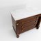 French Empire Chest of Drawers with White Marble Slab, 1800s, Image 3