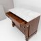 French Empire Chest of Drawers with White Marble Slab, 1800s 4