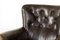 Antique English Leather Chair, 1800s, Image 3