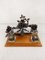 Inkwell Holder with Wrought Iron Rosette by Lode Van Boeckel, 1890s, Image 3