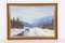 Willy Dannerfjord, Winter Landscape, 1950s, Acrylic, Framed 1