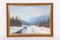 Willy Dannerfjord, Winter Landscape, 1950s, Acrylic, Framed, Image 1