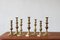 Vintage Brass Candlesticks, 1960s, Set of 7, Image 1