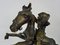 Große Dogon Reiterstatue aus Bronze, Mali 3