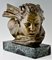 Alexandre Kelety, Art Deco Bust of Jean Mermoz, 1930, Bronze, Image 2